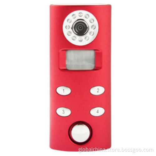 Wireless Solar Security System Camera Alarm, SP62C (Red)